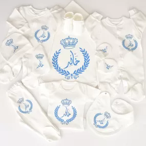 Personalised Baby Boy Coming Home Set