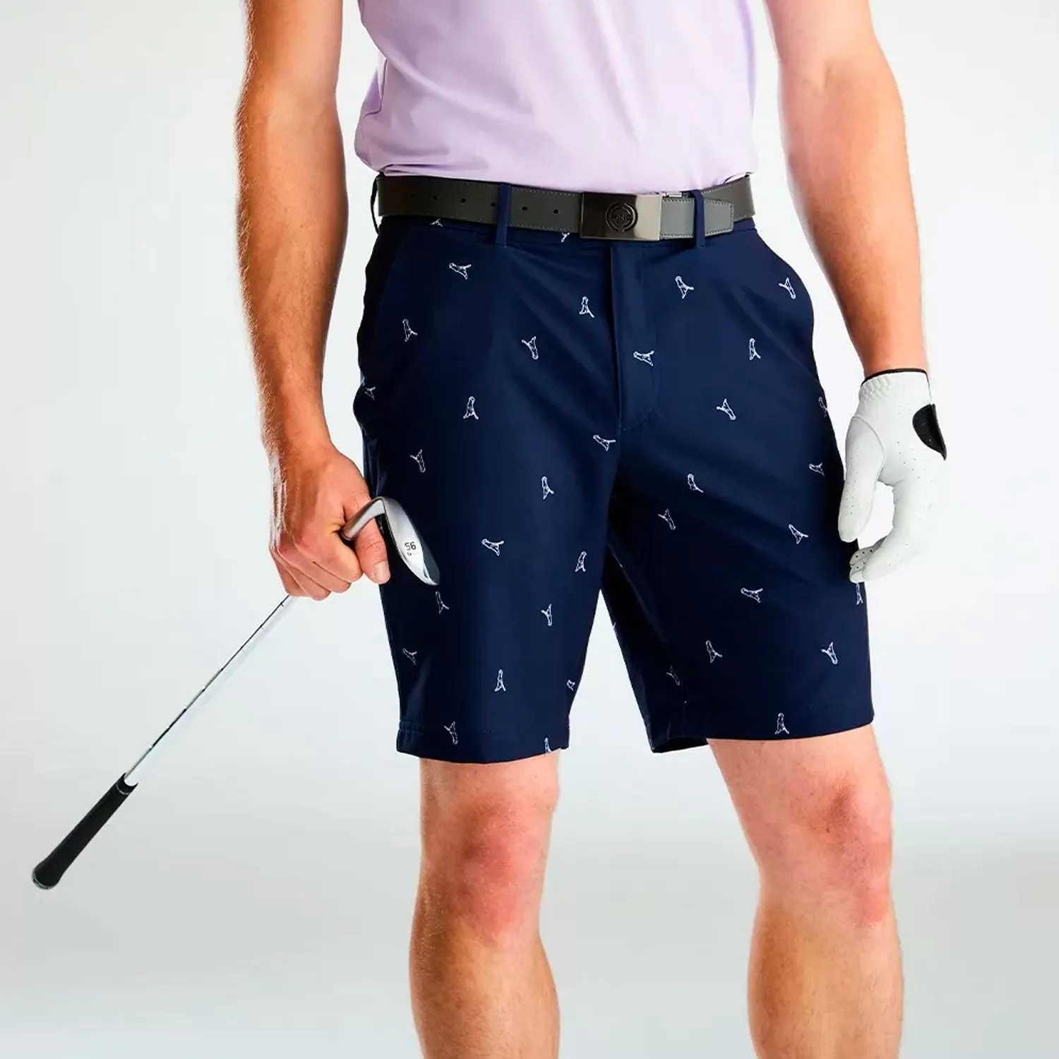 Ping Swift Mr. Ping Golf Shorts - Navy/White