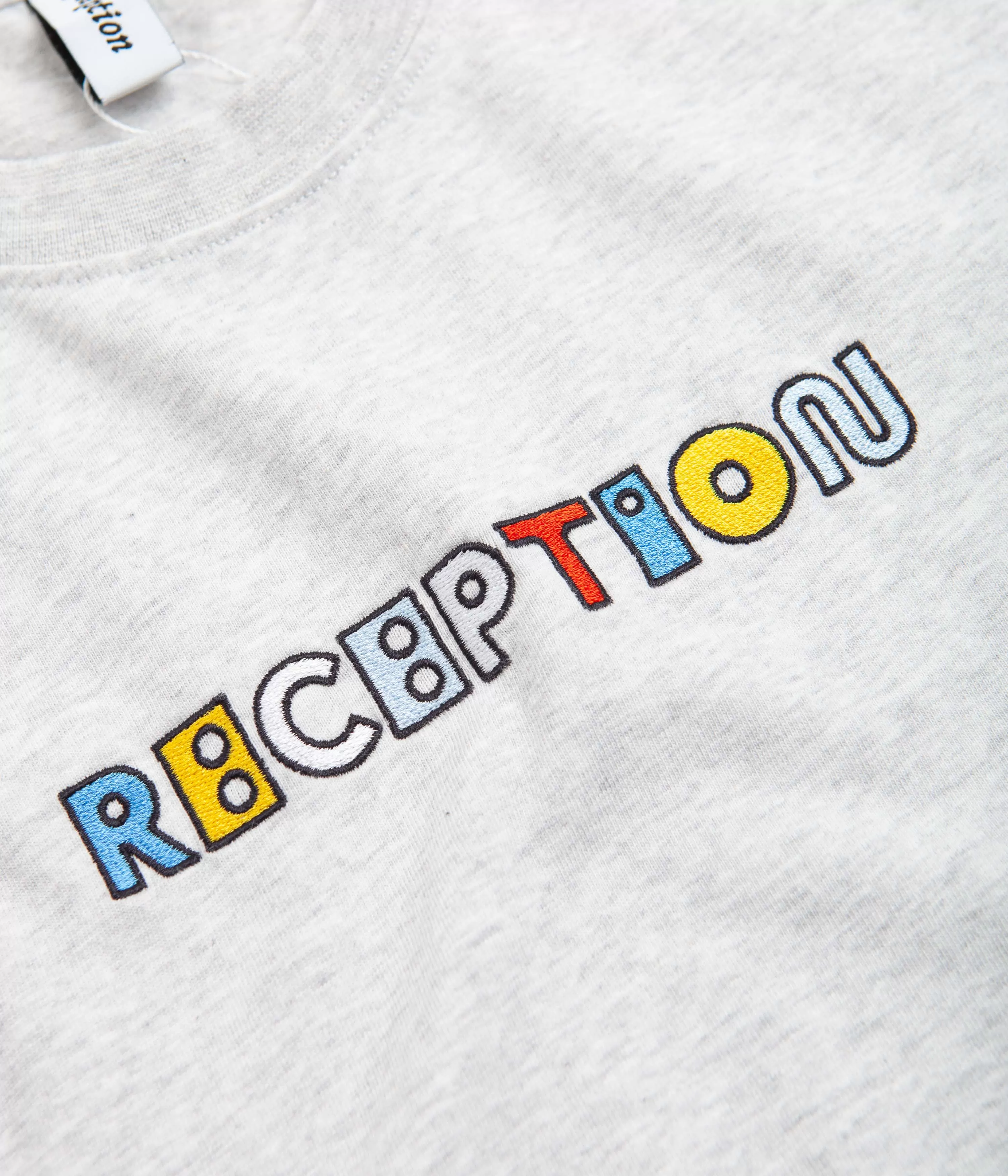 Reception Motto T-Shirt - Athletic Grey