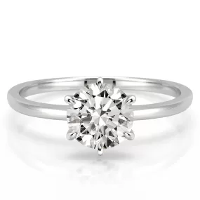 Round Brilliant Cut Diamond Solitaire Ring