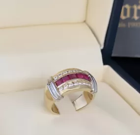 Ruby & Diamond ring