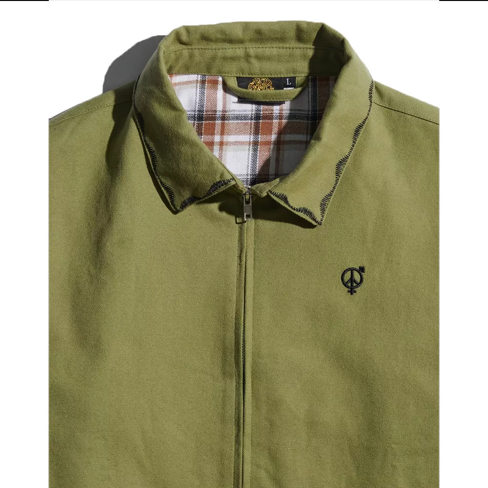 SexHippies Welder's Stitch Harrington Jacket Olive/Black