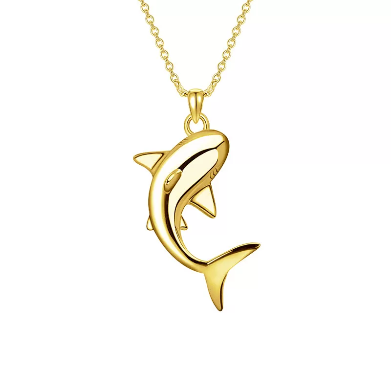 Shark Necklace for Women S925 Sterling Silver Necklace Christmas Gifts Birthday Gifts for Her