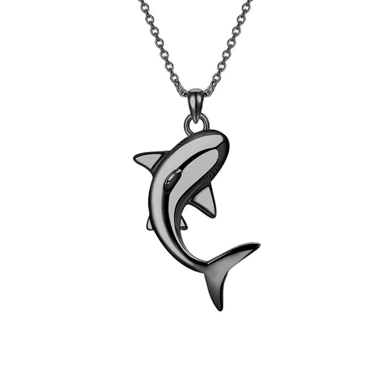 Shark Necklace for Women S925 Sterling Silver Necklace Christmas Gifts Birthday Gifts for Her