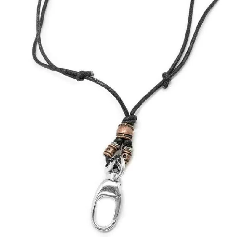 Simple Living Black Manyard Necklace