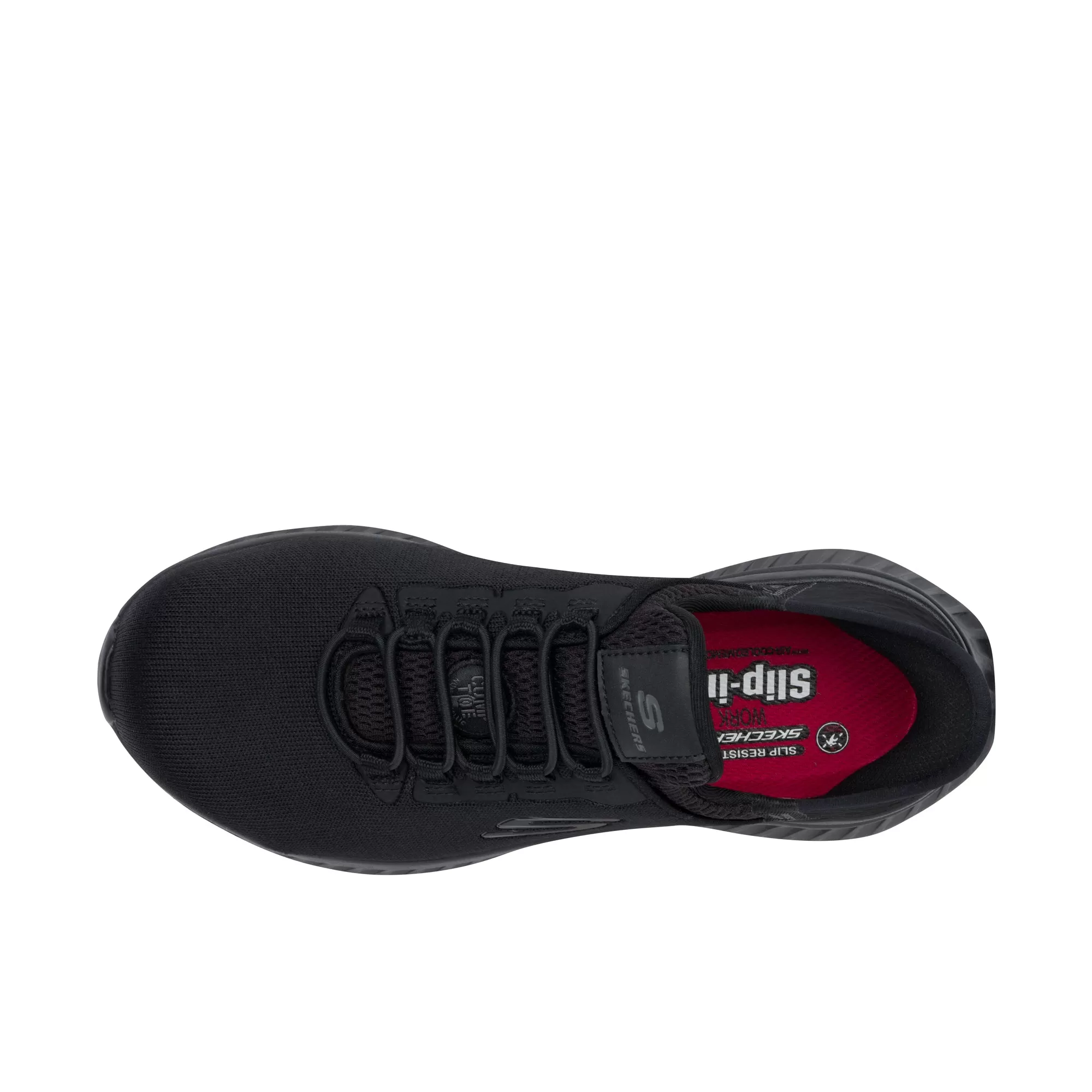 Skechers Womens Slip-Ins Work - Tilido - Ombray  Composite Toe Black