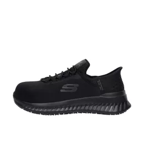 Skechers Womens Slip-Ins Work - Tilido - Ombray  Composite Toe Black