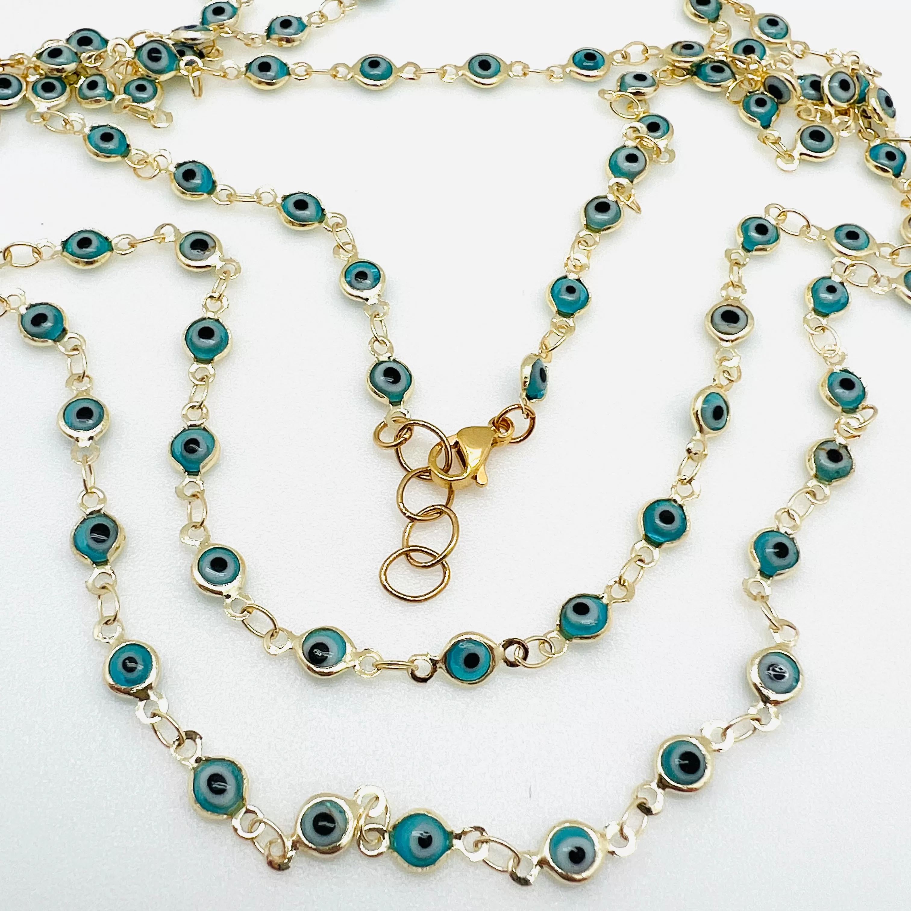 Small Pale Blue Evil Eye Jewelry