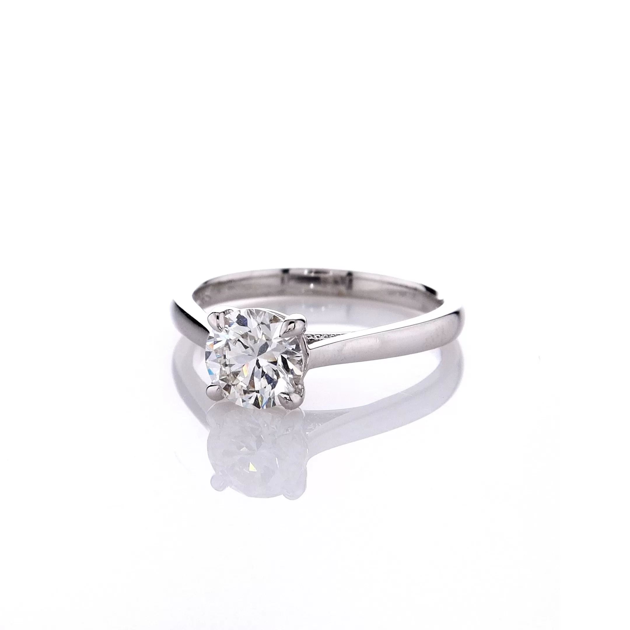 Smyth Signature 1.02ct JVS2 Smyth Ex Ex Ex Solitaire Engagement Ring