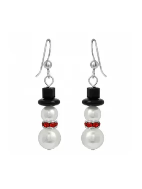 Snowman Beaded Dangles