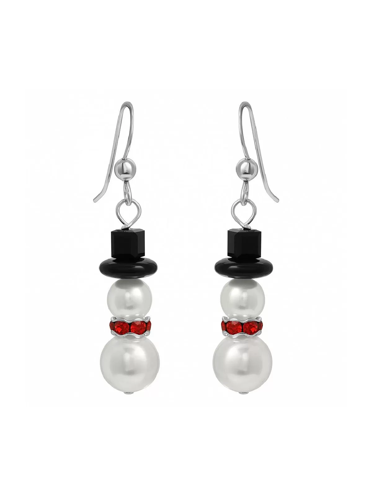 Snowman Beaded Dangles