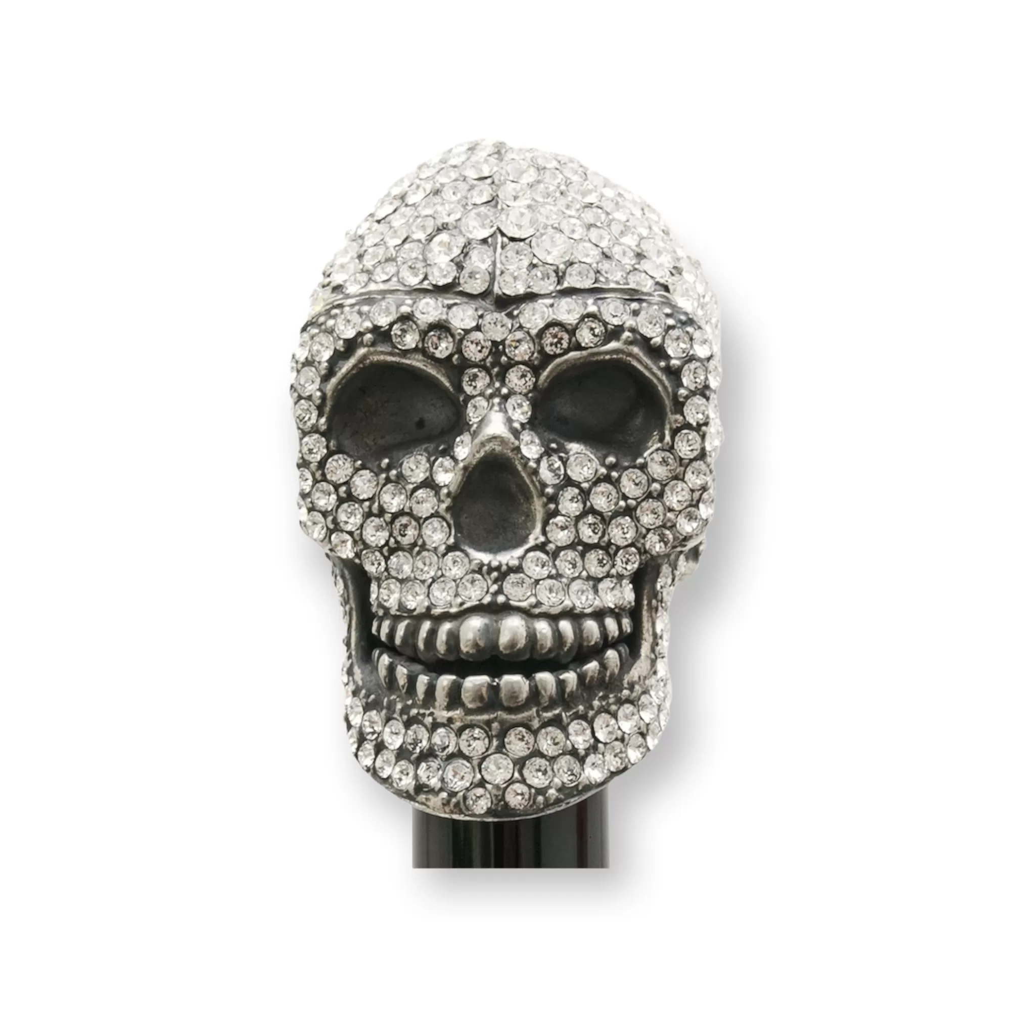 SWAROVSKI CRYSTAL LUXURY SKULL WALKING STICKS