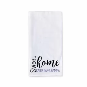 Sweet Home Kappa Kappa Gamma Sorority Kitchen Towel