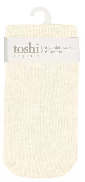 Toshi Organic Socks Ankle Dreamtime - Feather