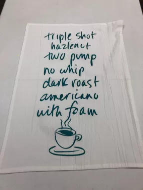 Triple Shot Dishtowel