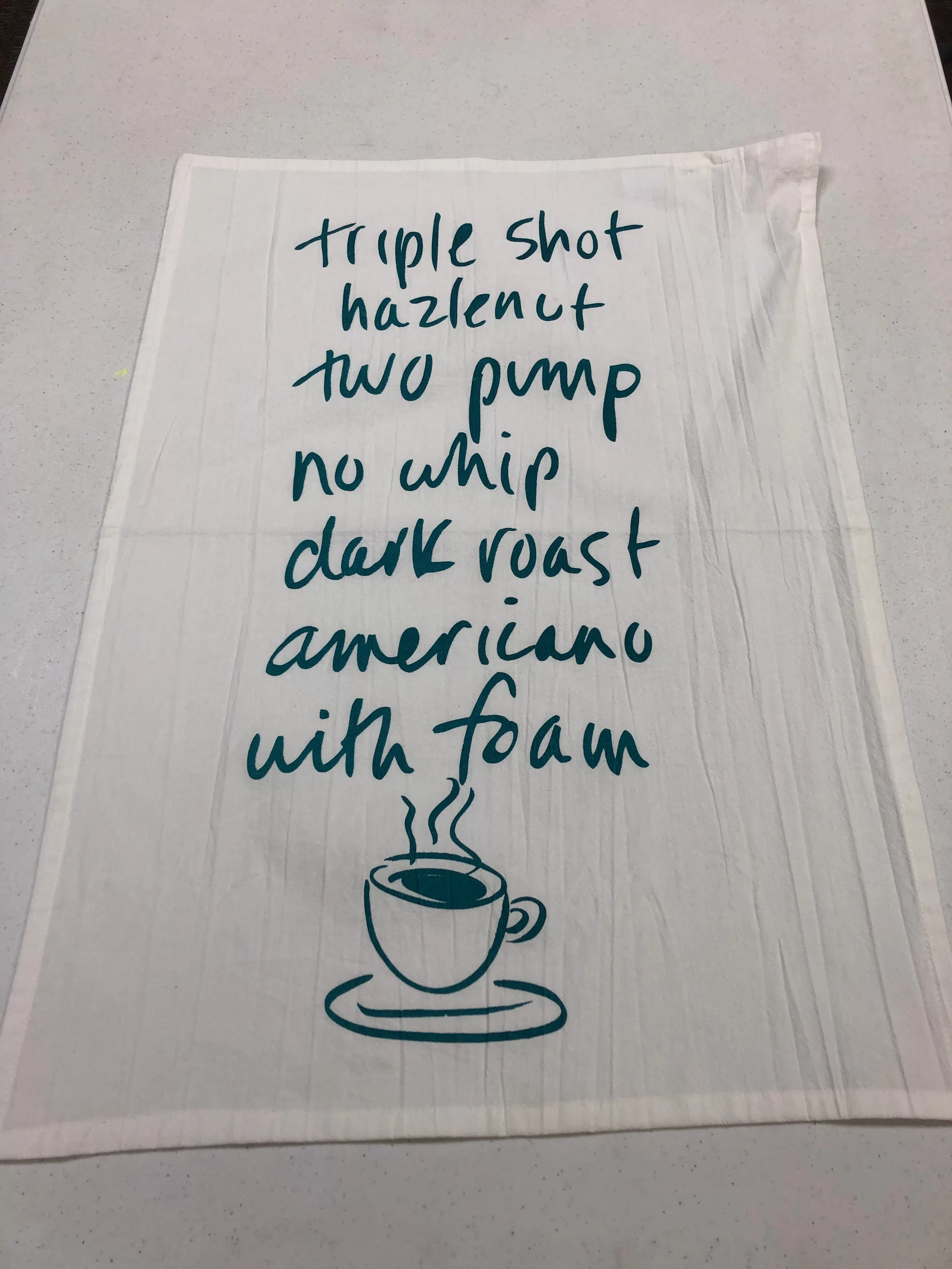 Triple Shot Dishtowel