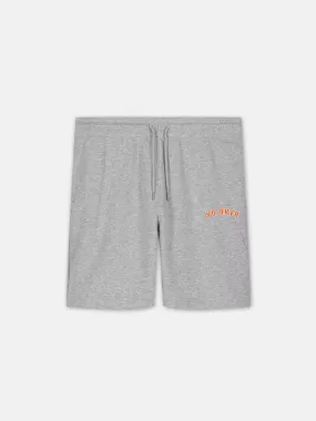 Varsity Orange Shorts (Heather Grey)