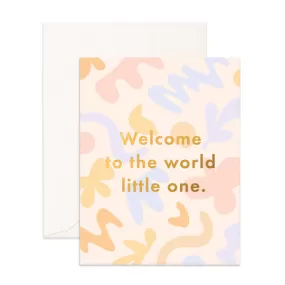 Welcome Little One Fresco Card