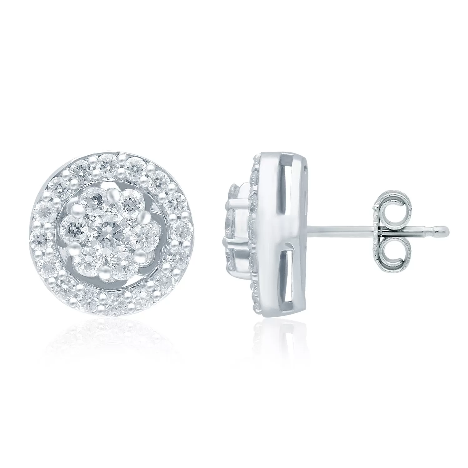 White Gold Diamond Eternal Earrings