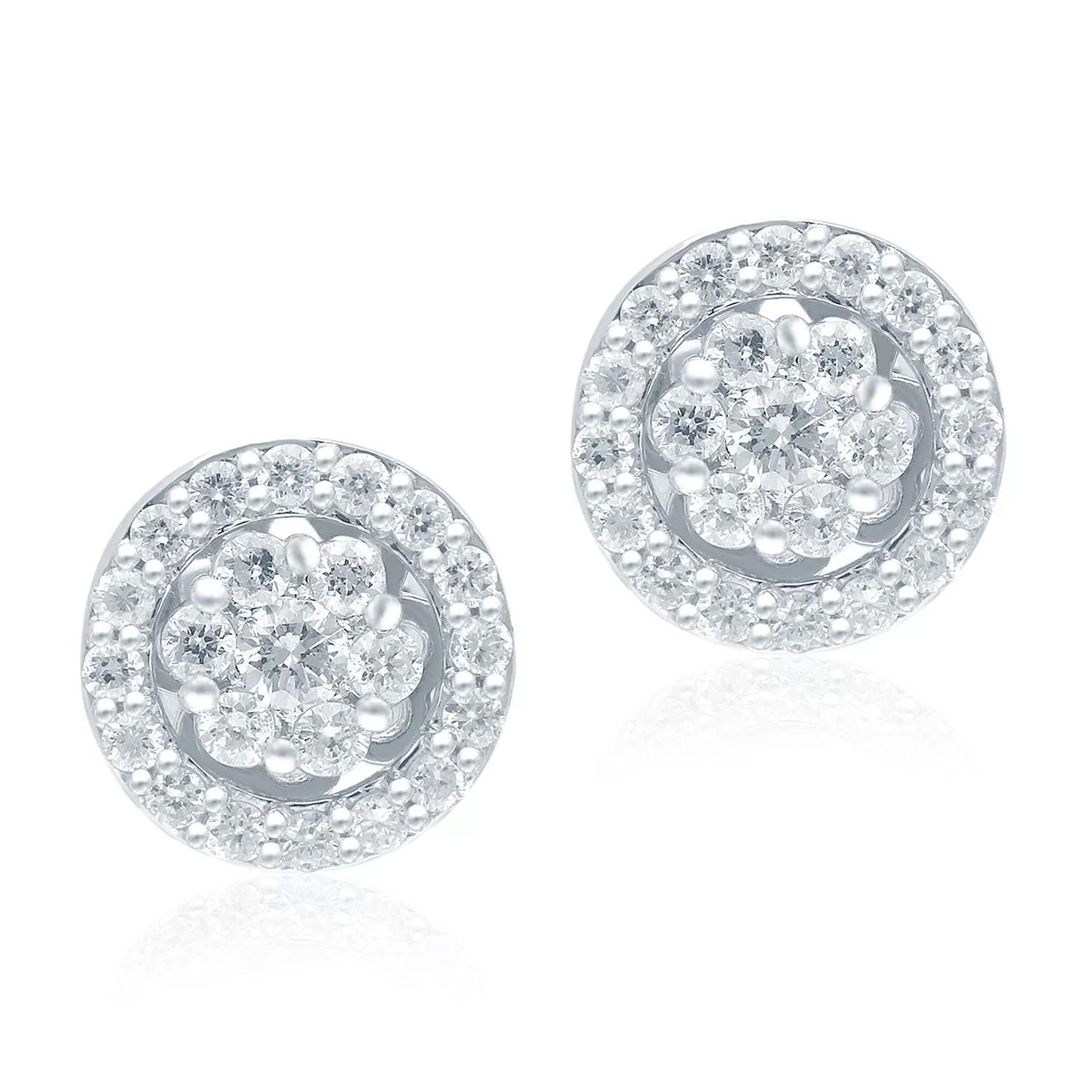 White Gold Diamond Eternal Earrings