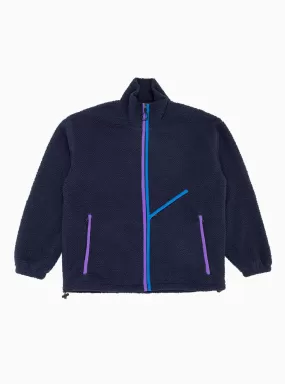 Zip Up Fleece Navy